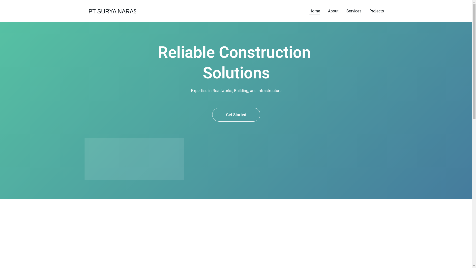 website screenshot of https://ptsuryanaras.com/