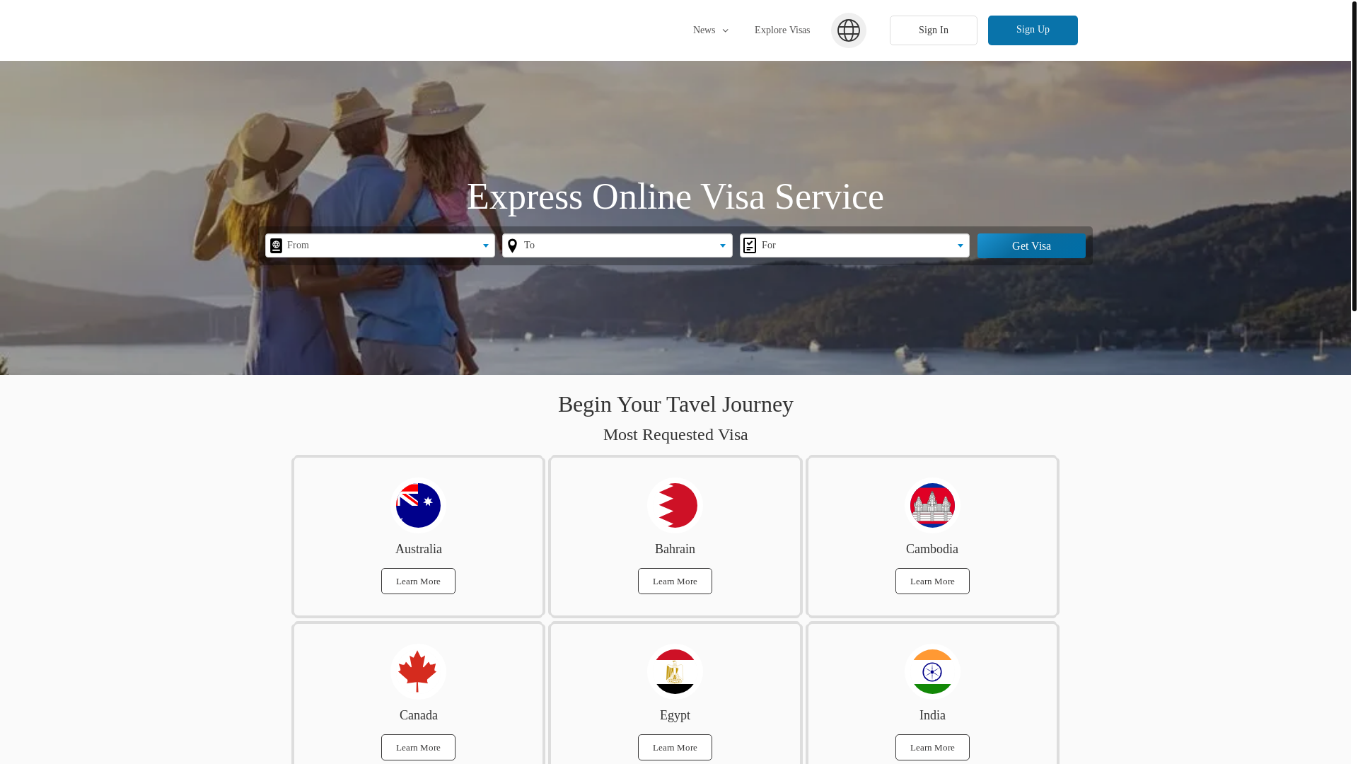 website screenshot of https://indianevisa-online.org/