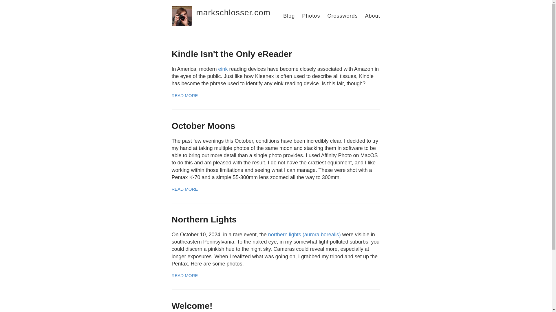 website screenshot of https://markschlosser-website.pages.dev/