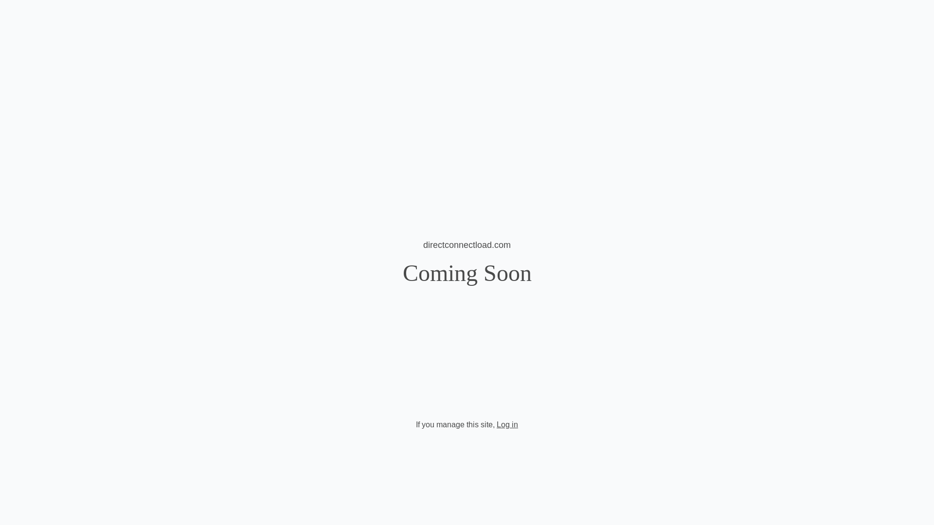 website screenshot of https://directconnectload.com/