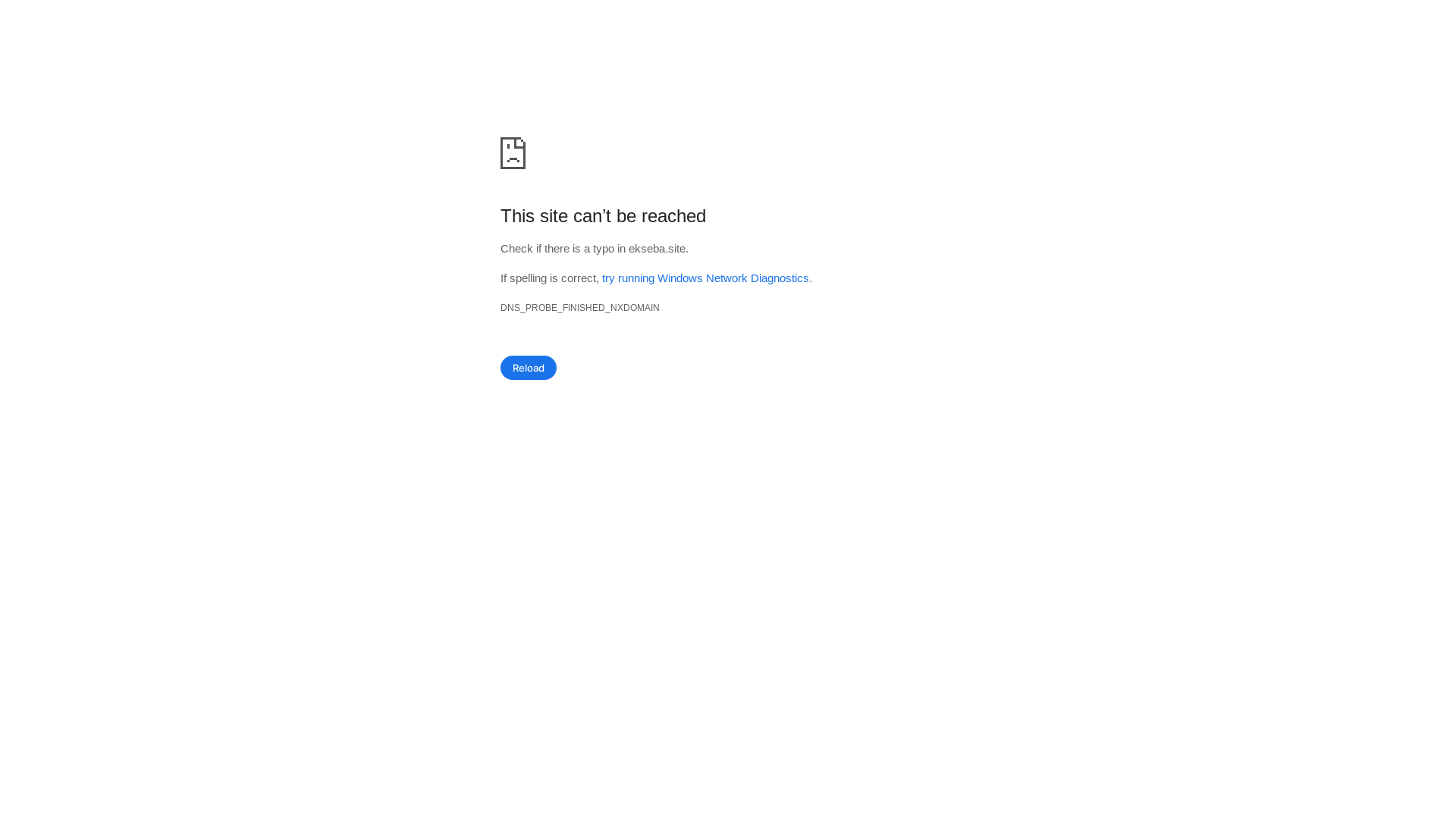 website screenshot of https://ekseba.site/