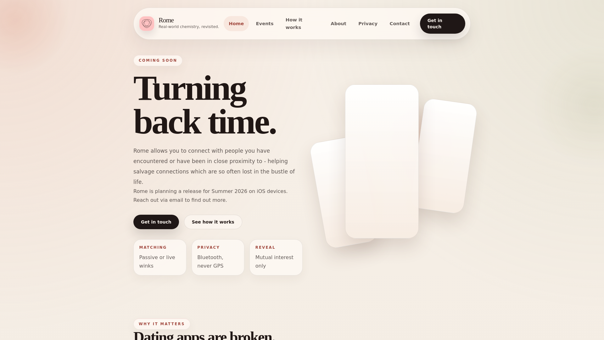 website screenshot of https://rome-marketing.pages.dev/