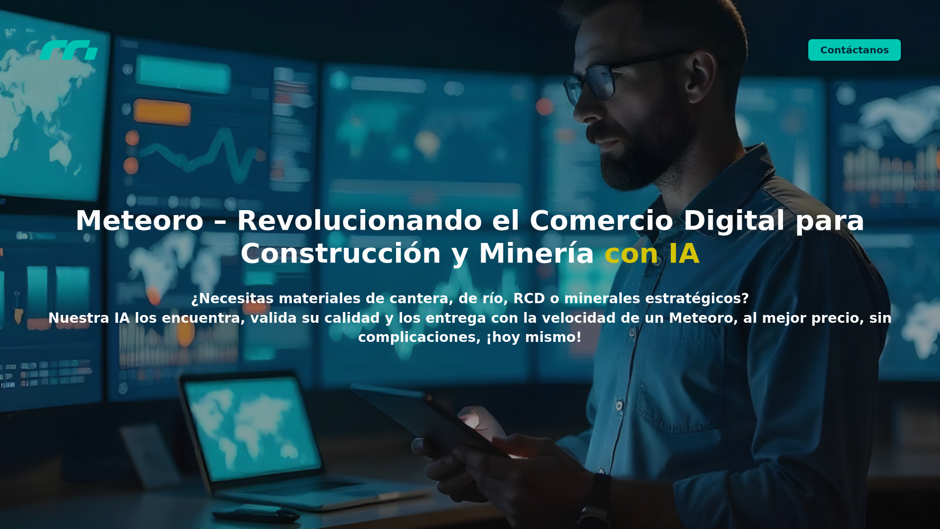 website screenshot of https://web-meteoro.pages.dev/