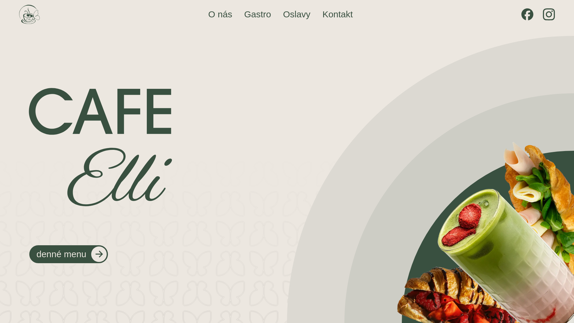website screenshot of https://cafe-elli.sk/
