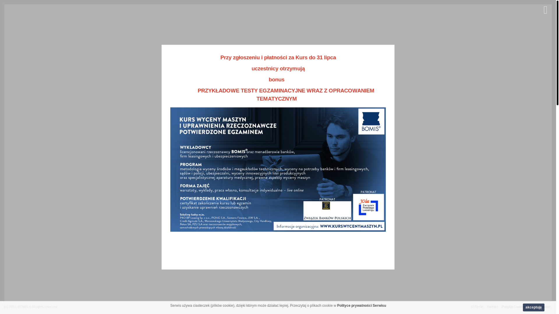 website screenshot of http://www.bomis.pl/
