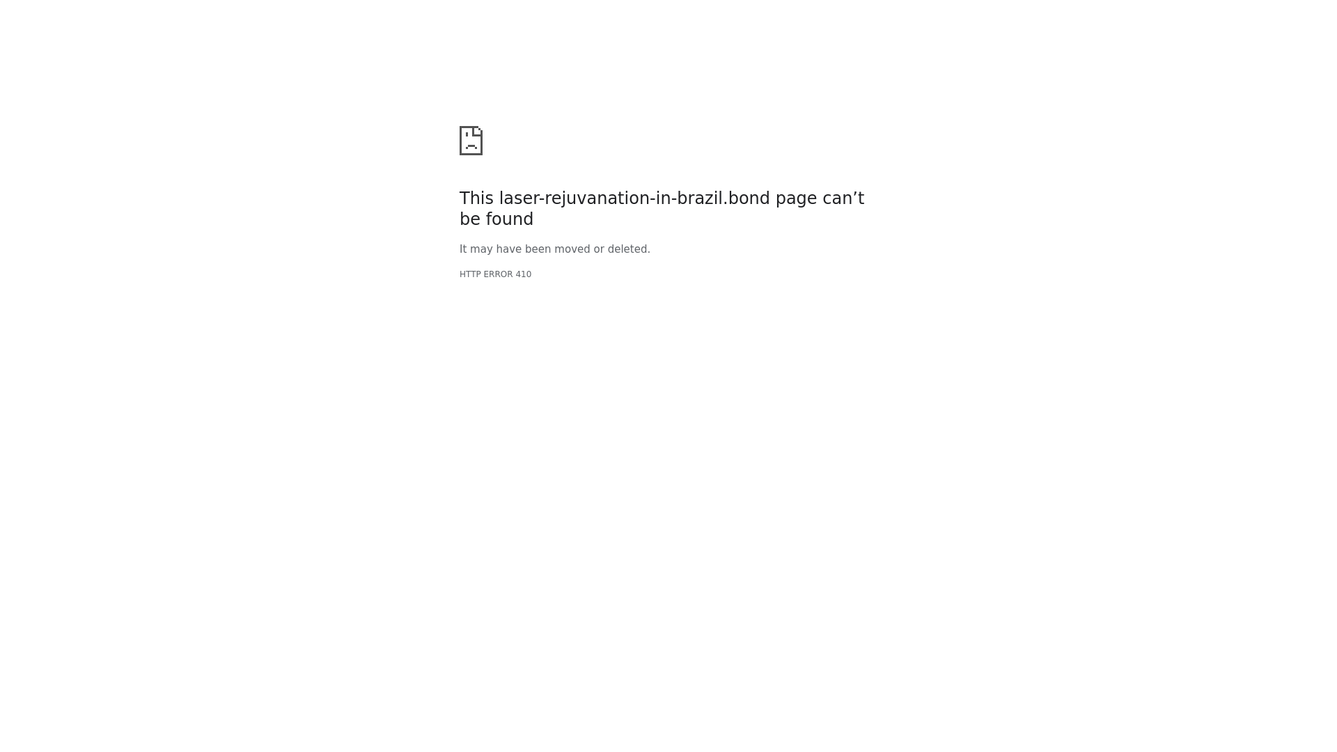 website screenshot of https://laser-rejuvanation-in-brazil.bond/