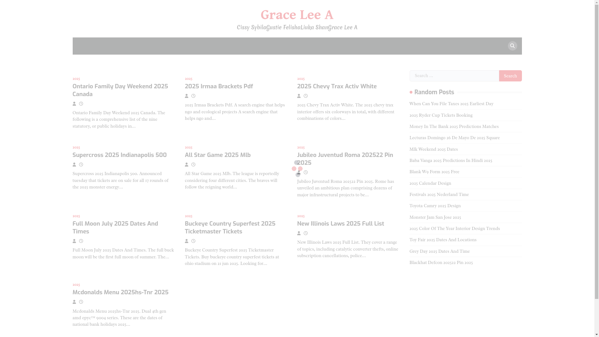 website screenshot of https://graceleea.pages.dev/