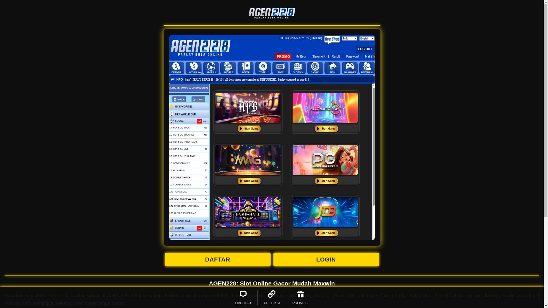 website screenshot of https://agen228slot.pages.dev/