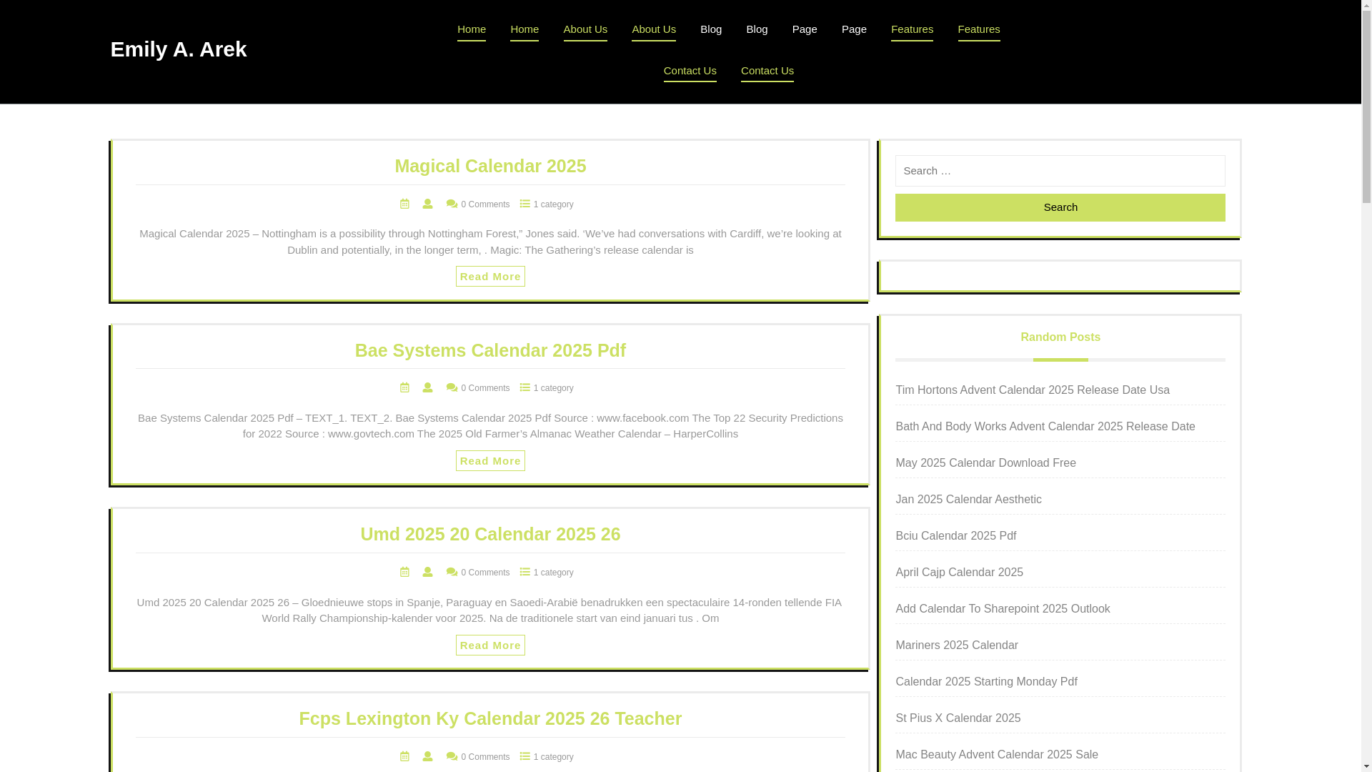 website screenshot of https://emilyaarek.pages.dev/