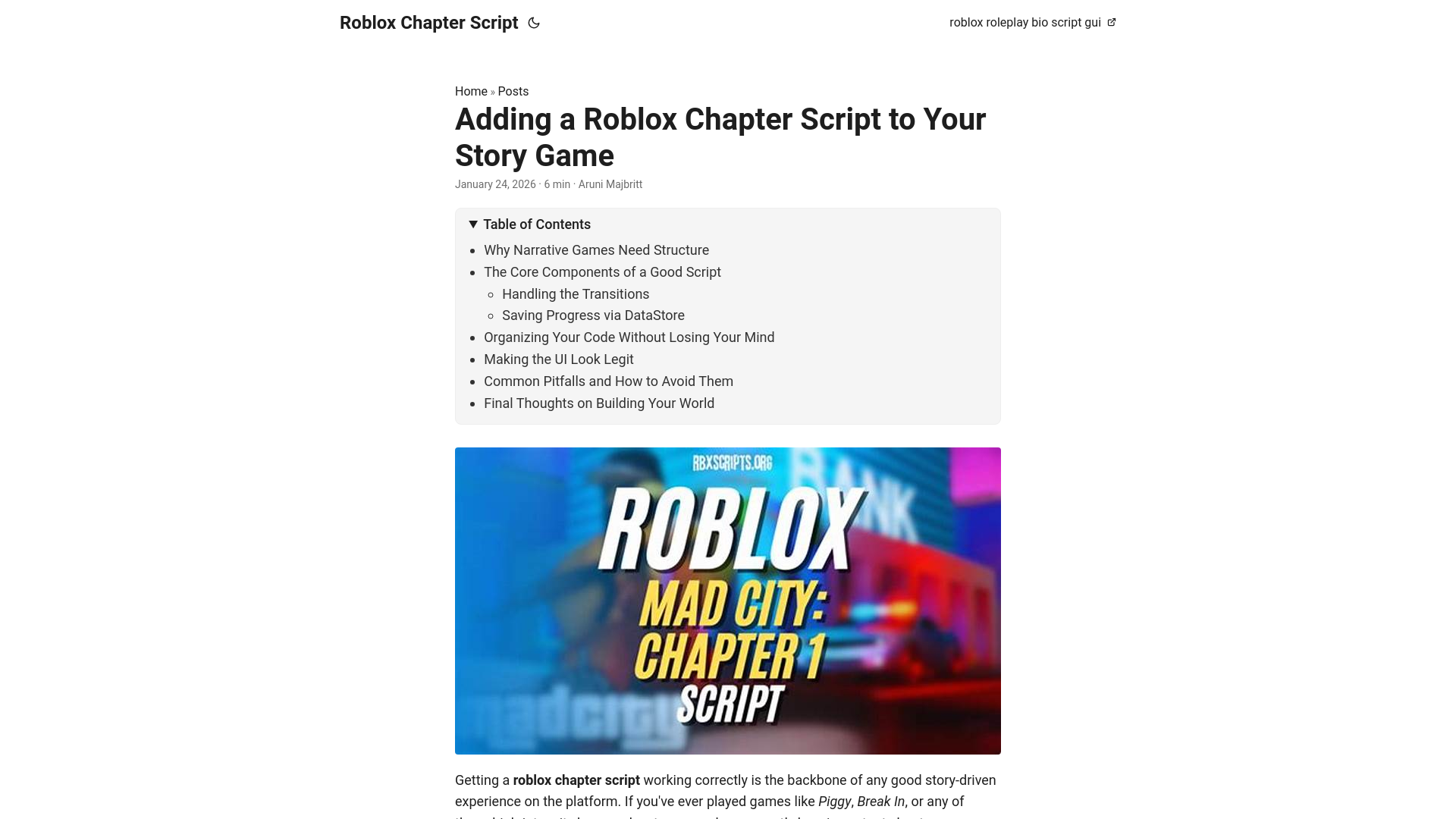 website screenshot of https://roblox-chapter-script.pages.dev/