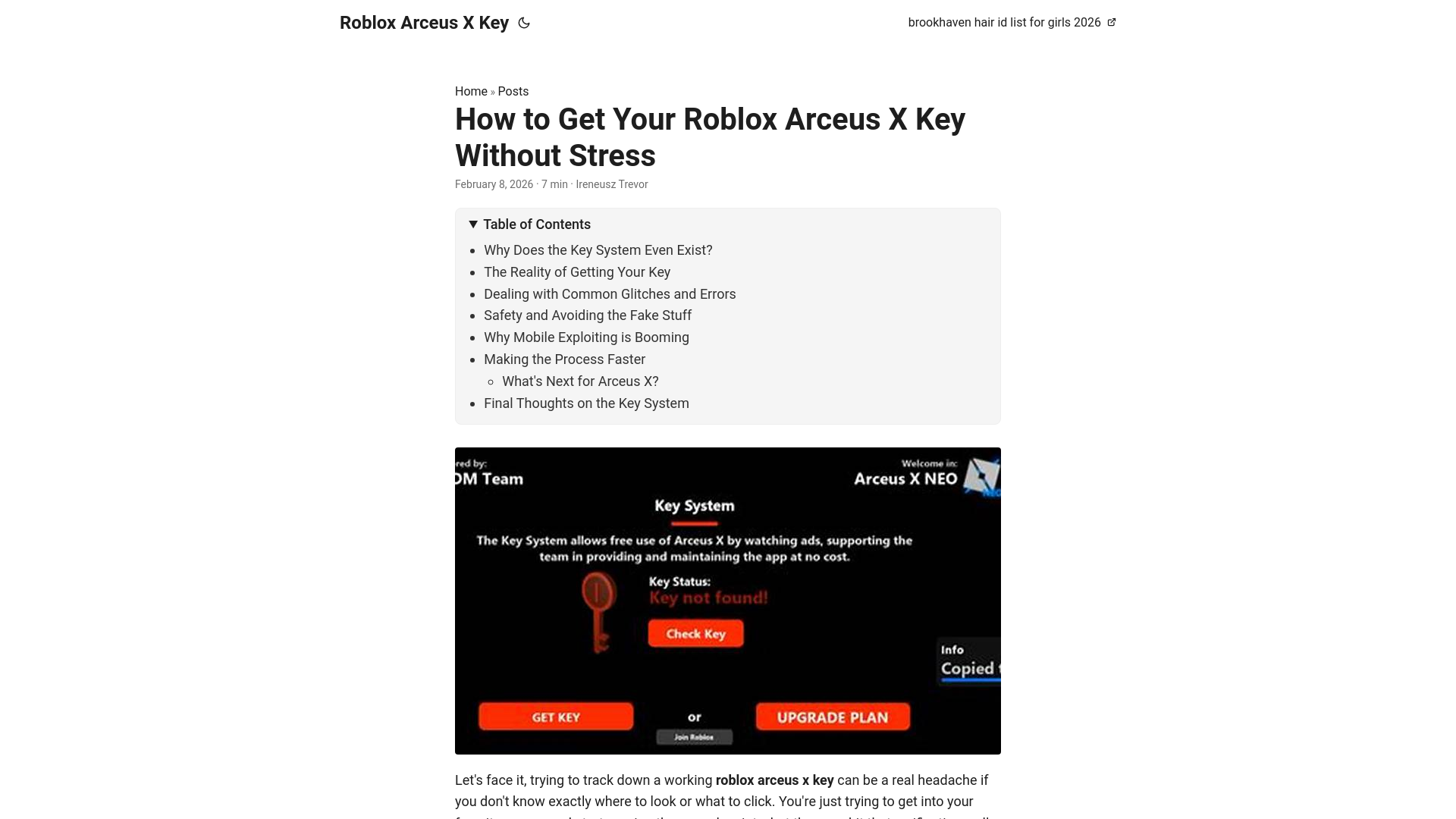 website screenshot of https://roblox-arceus-x-key.pages.dev/