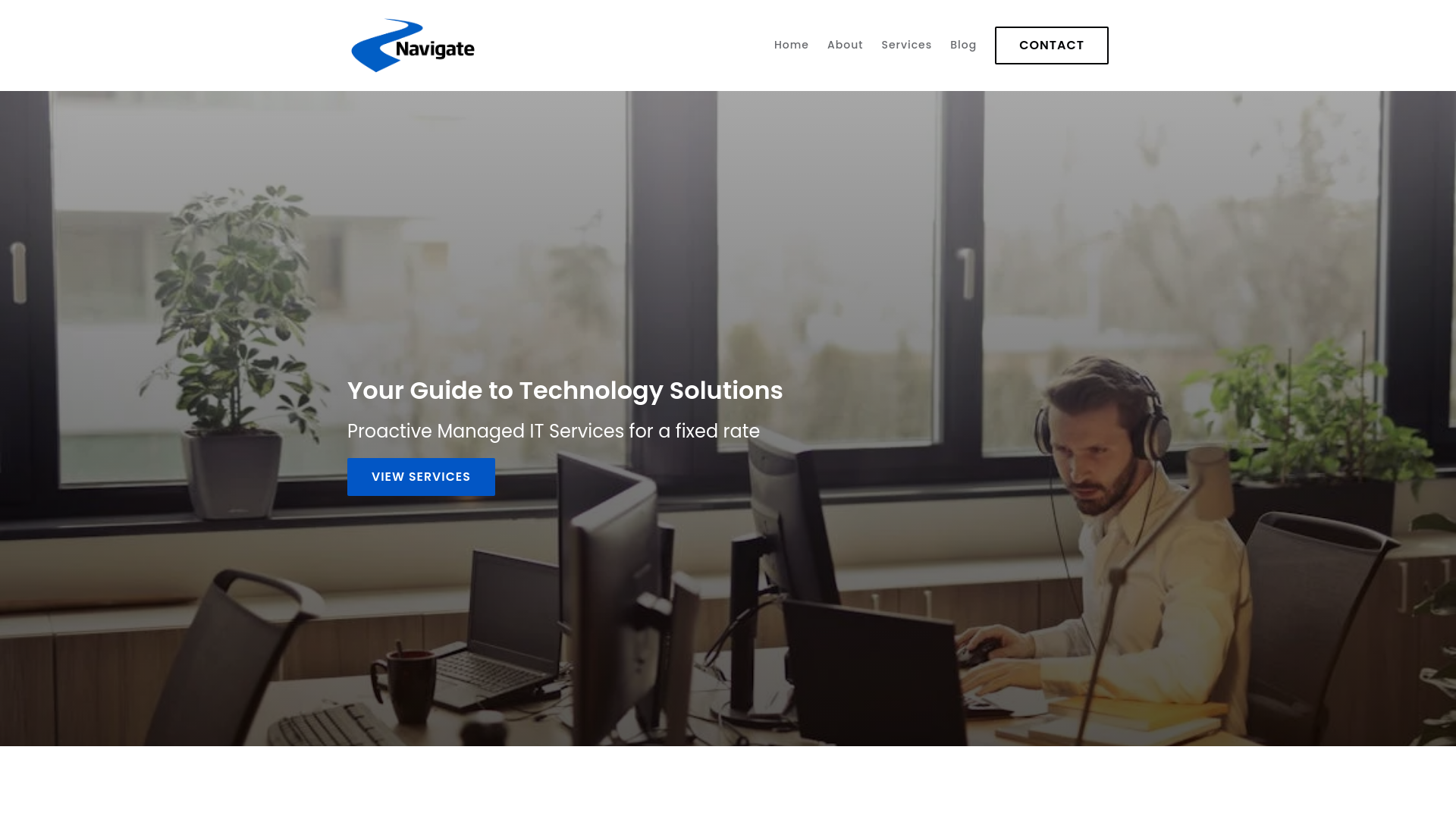 website screenshot of https://navigate-your-it.com/