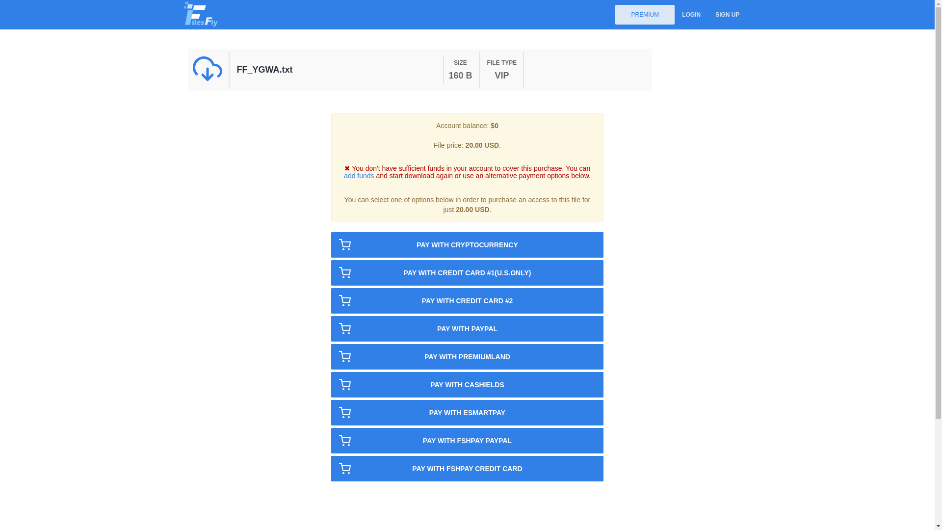 website screenshot of https://filesfly.cc/s5c8v1ckbba8/FF_YGWA.txt