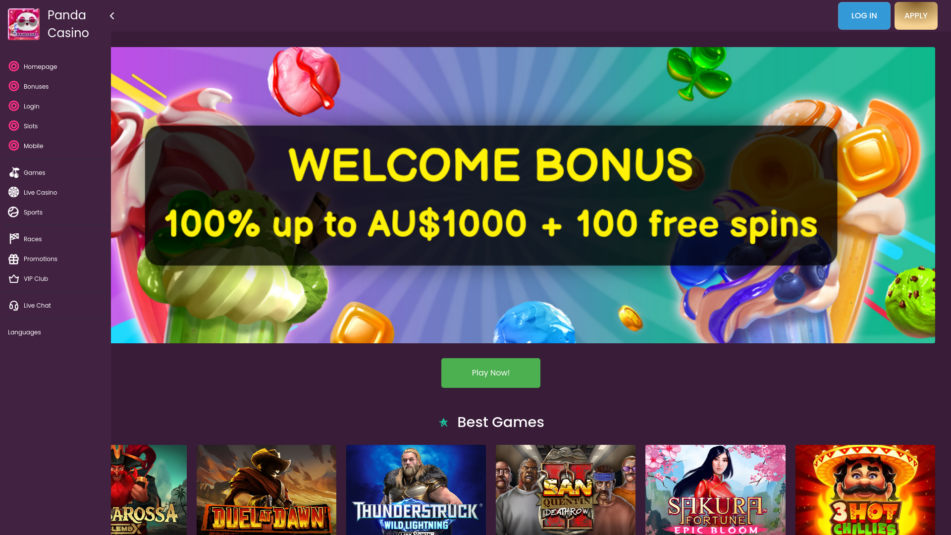 website screenshot of https://pandazinocasino-com.pages.dev/