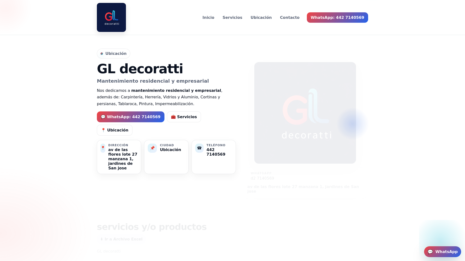 website screenshot of https://gldecorattiact.pages.dev/