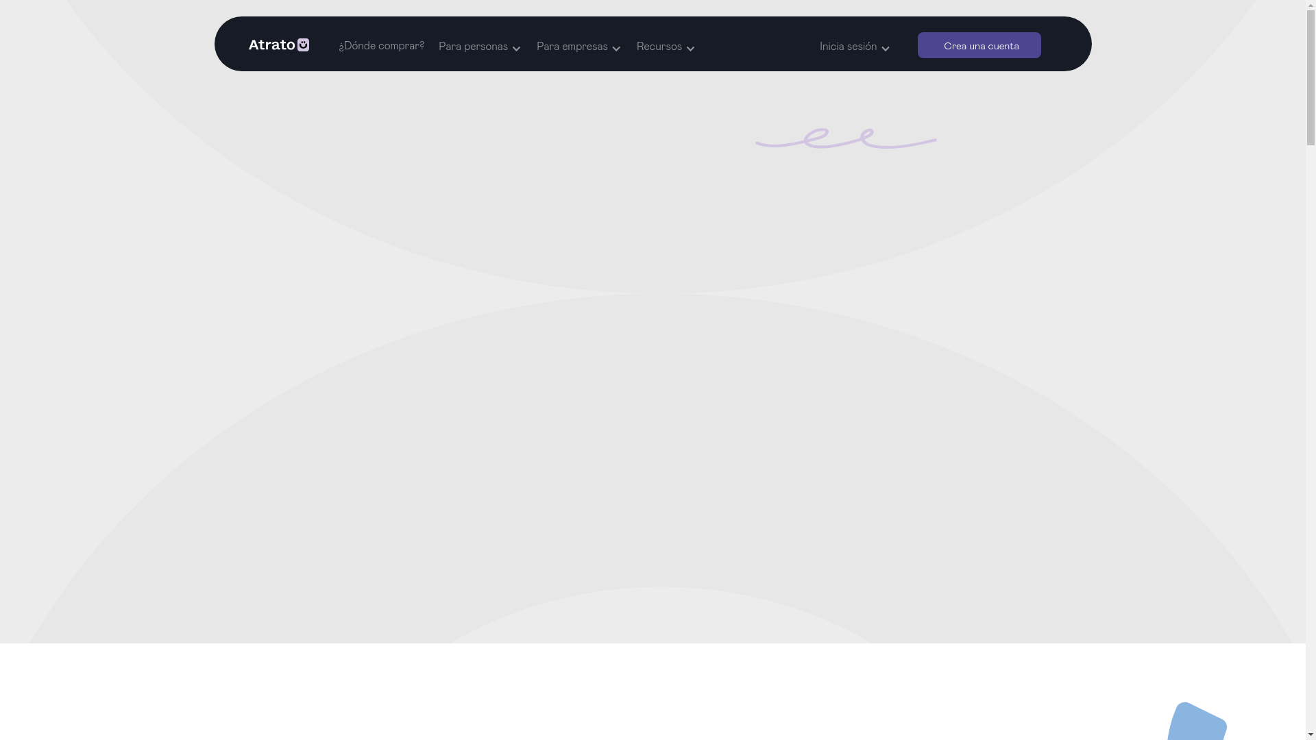 website screenshot of https://www.atratopago.com/