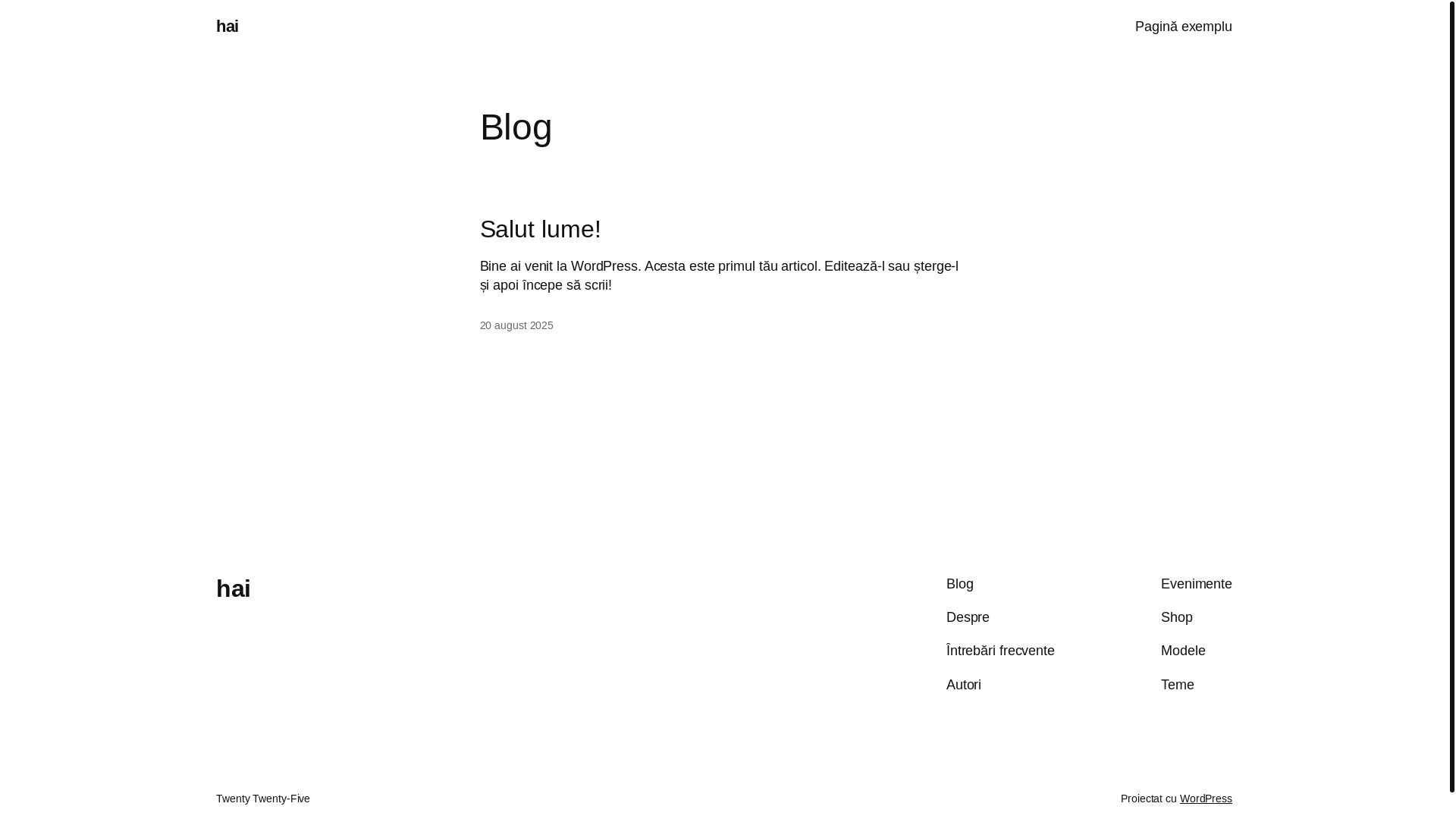 website screenshot of https://haiinstal.ro/