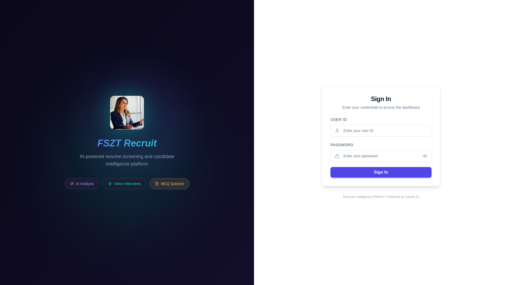 website screenshot of https://fsztrecruit.com/