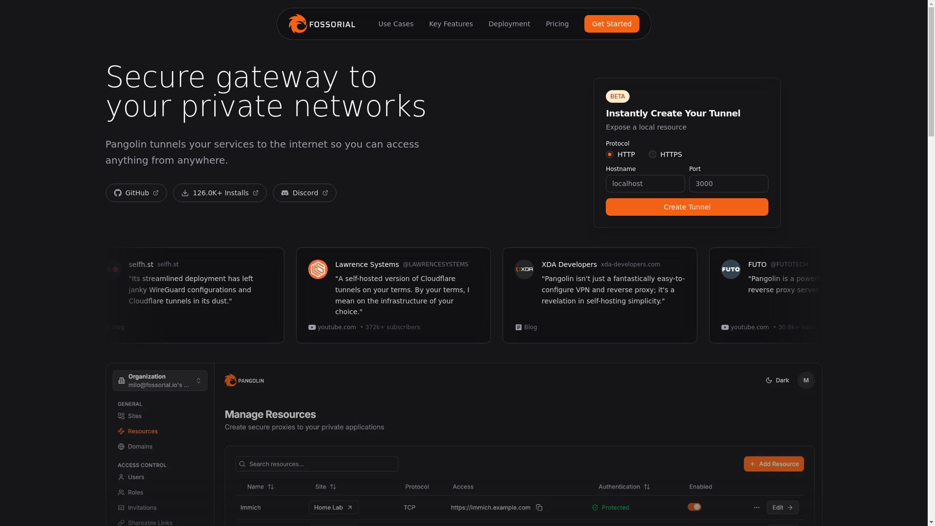 website screenshot of https://digpangolin.com/
