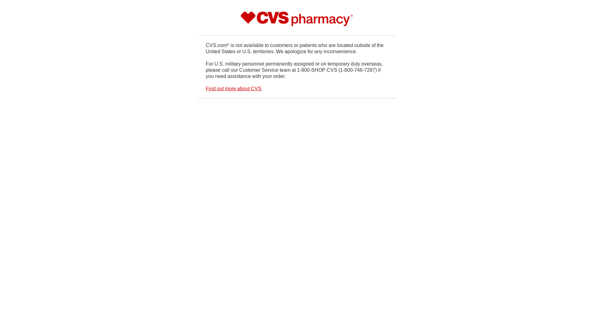 website screenshot of https://i.cvs.com/322w4GEnl