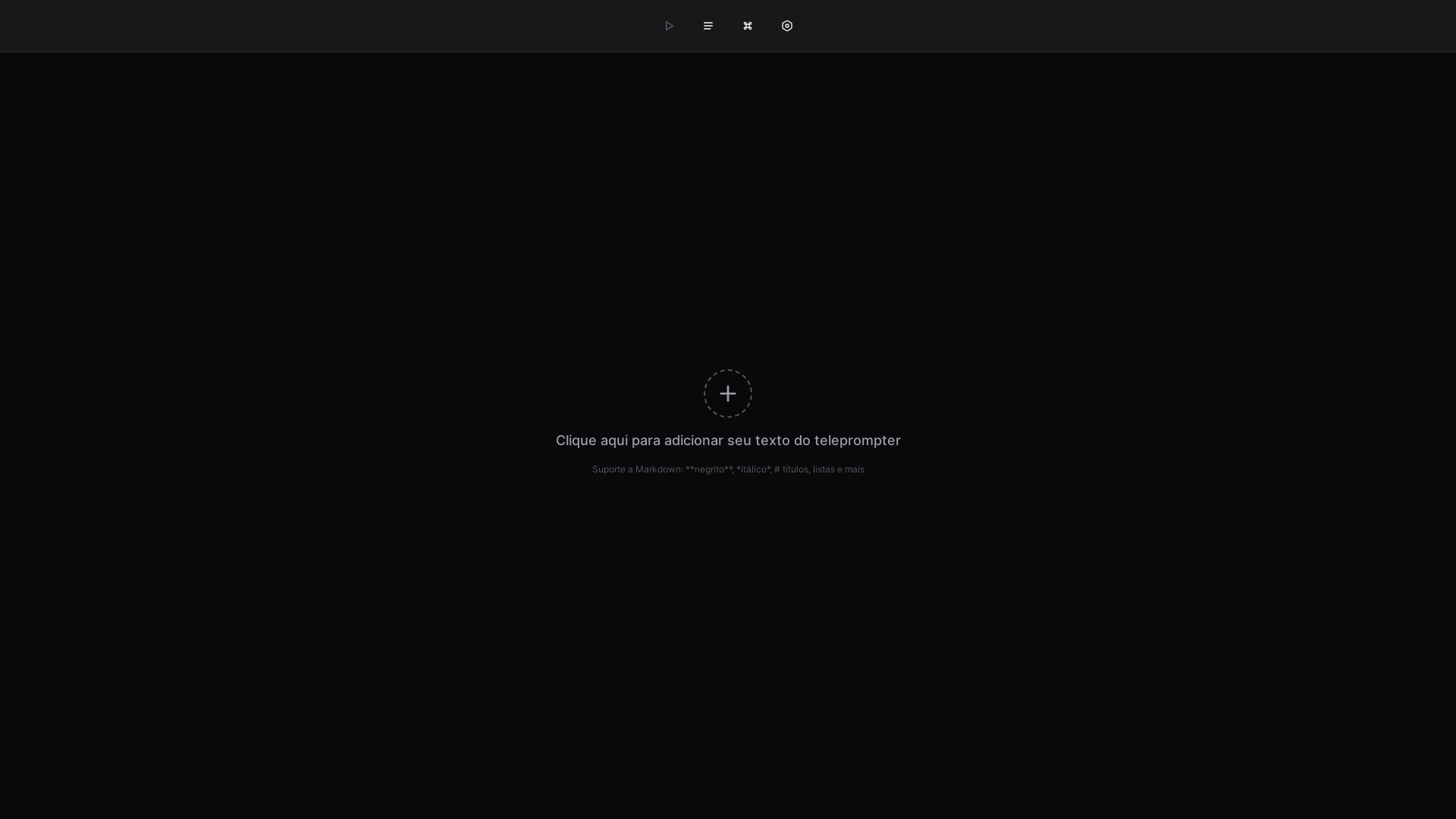 website screenshot of https://teleprompter-3kt.pages.dev/