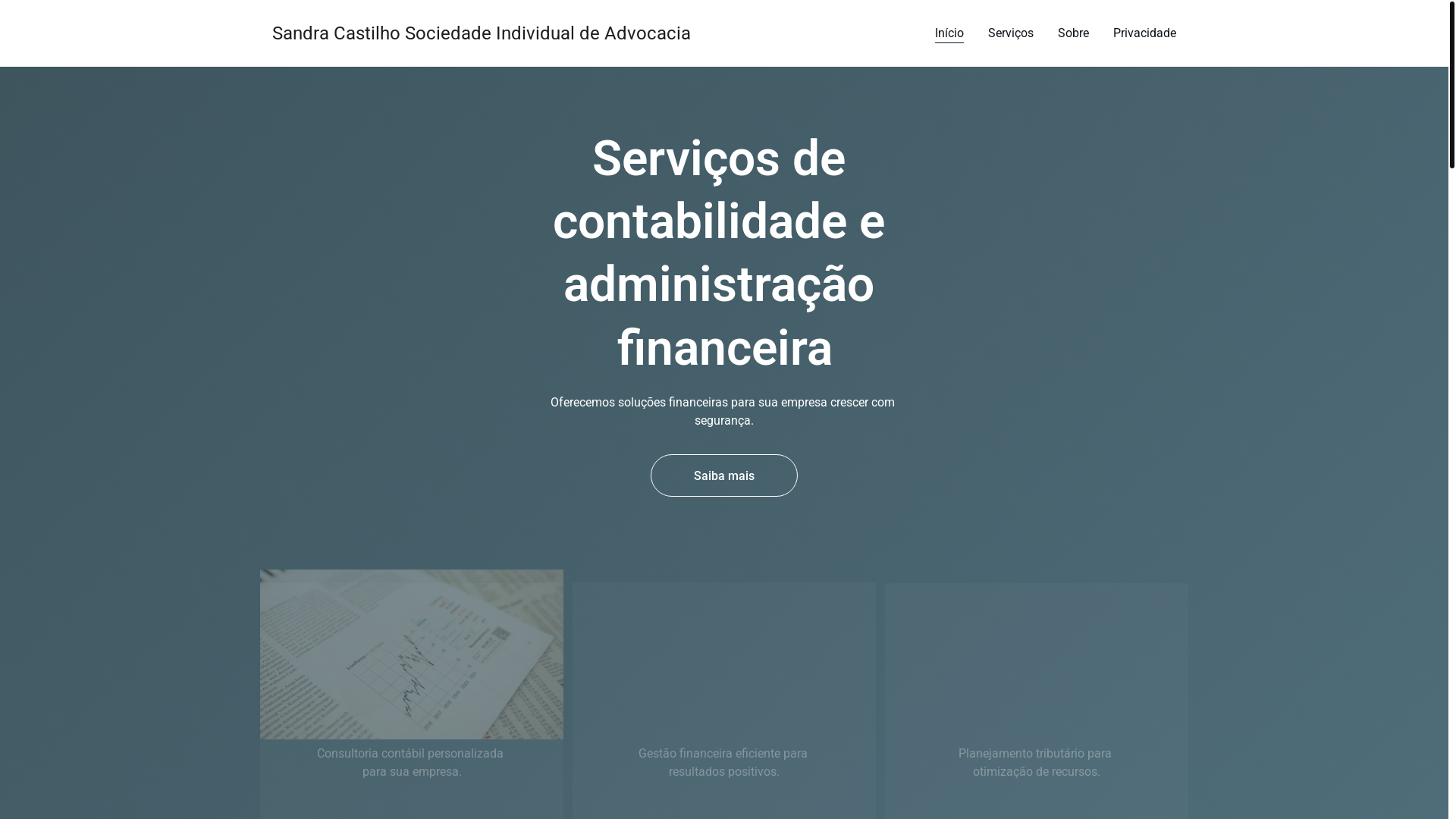 website screenshot of https://sandracastilhosociedadeindividualdeadvocacia.shop/