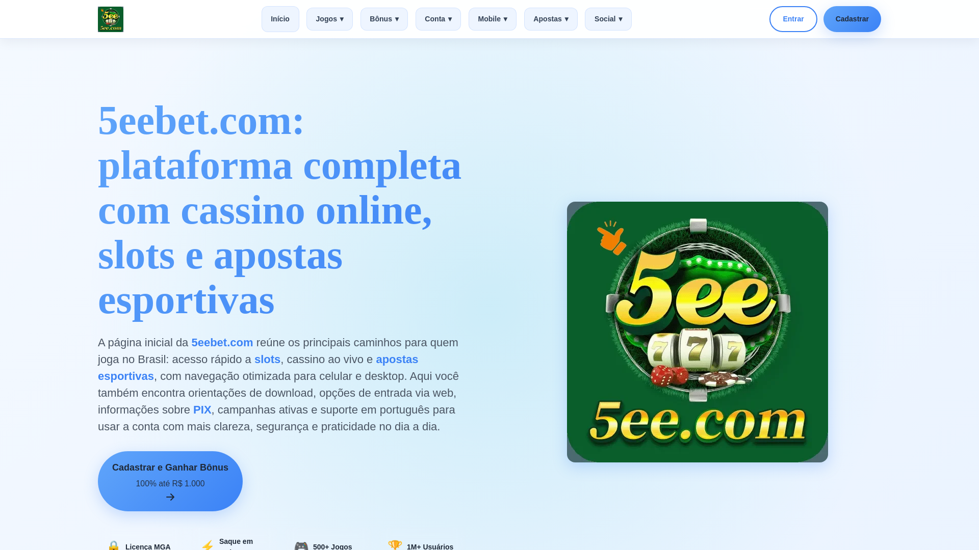 website screenshot of https://5eebeto.com/