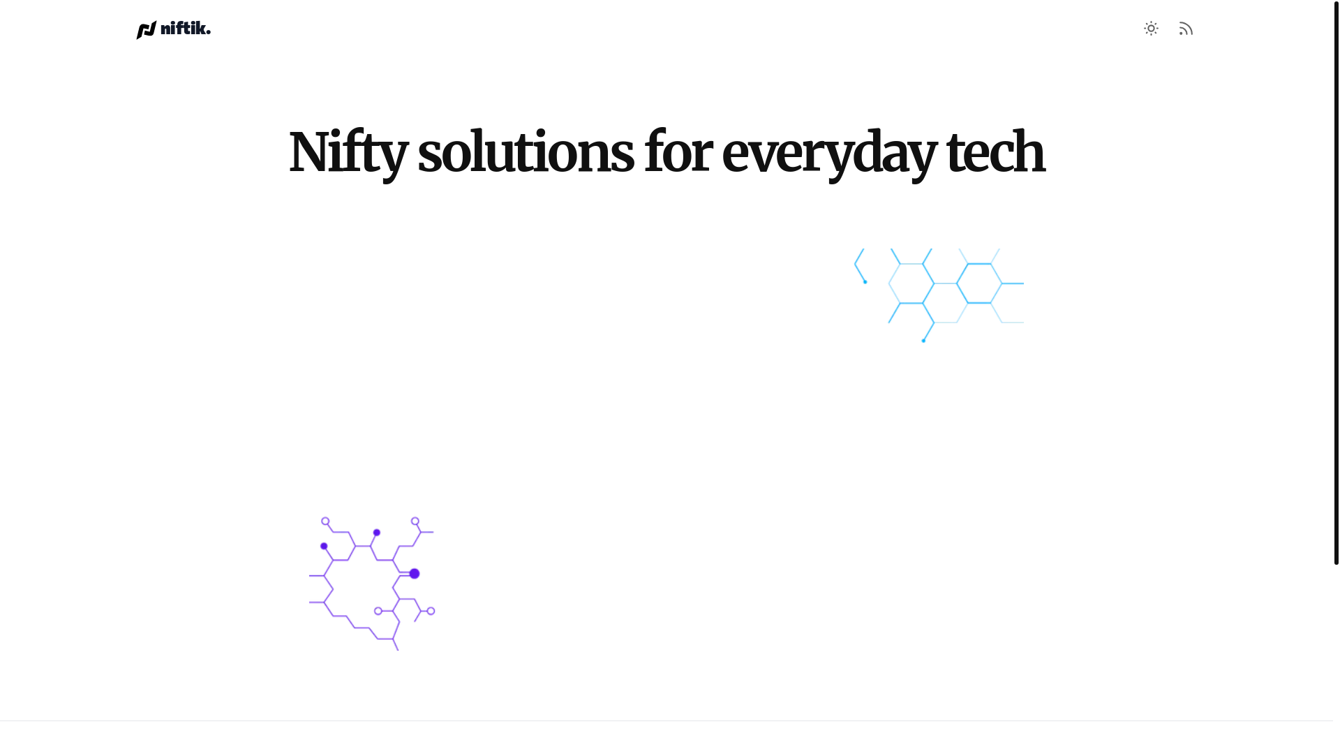 website screenshot of https://niftik.pages.dev/