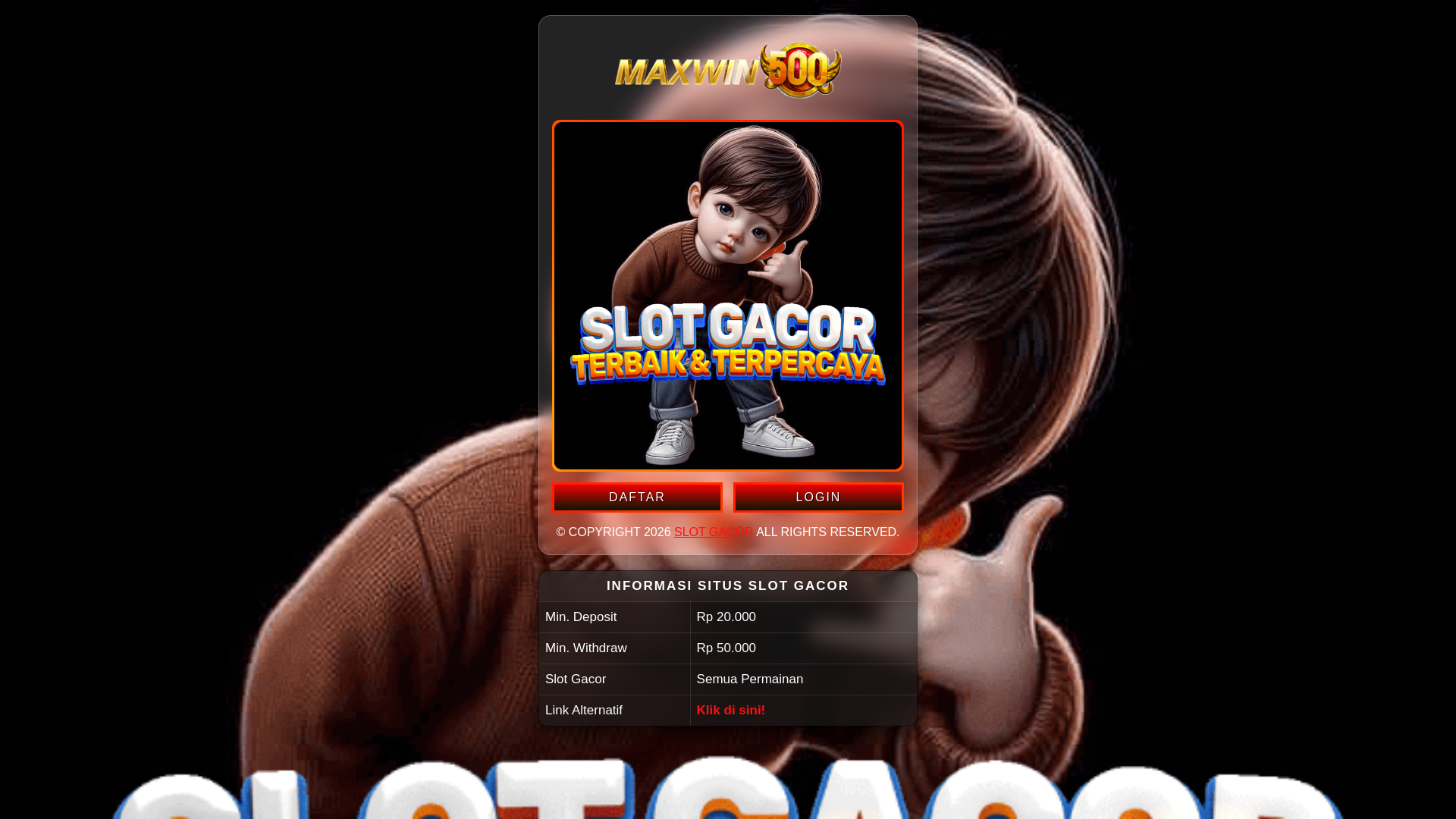 website screenshot of https://pelabuhancrot.pages.dev/