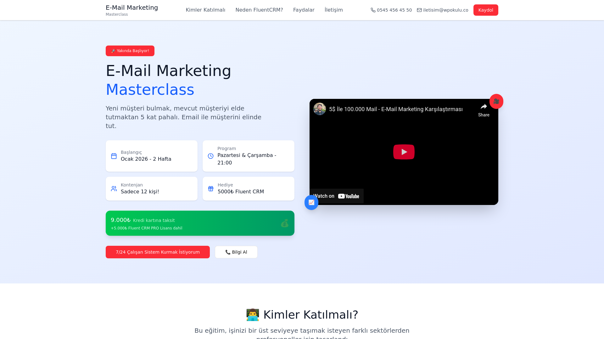 website screenshot of https://emailmarketingmasterclasslandingpage2.pages.dev/