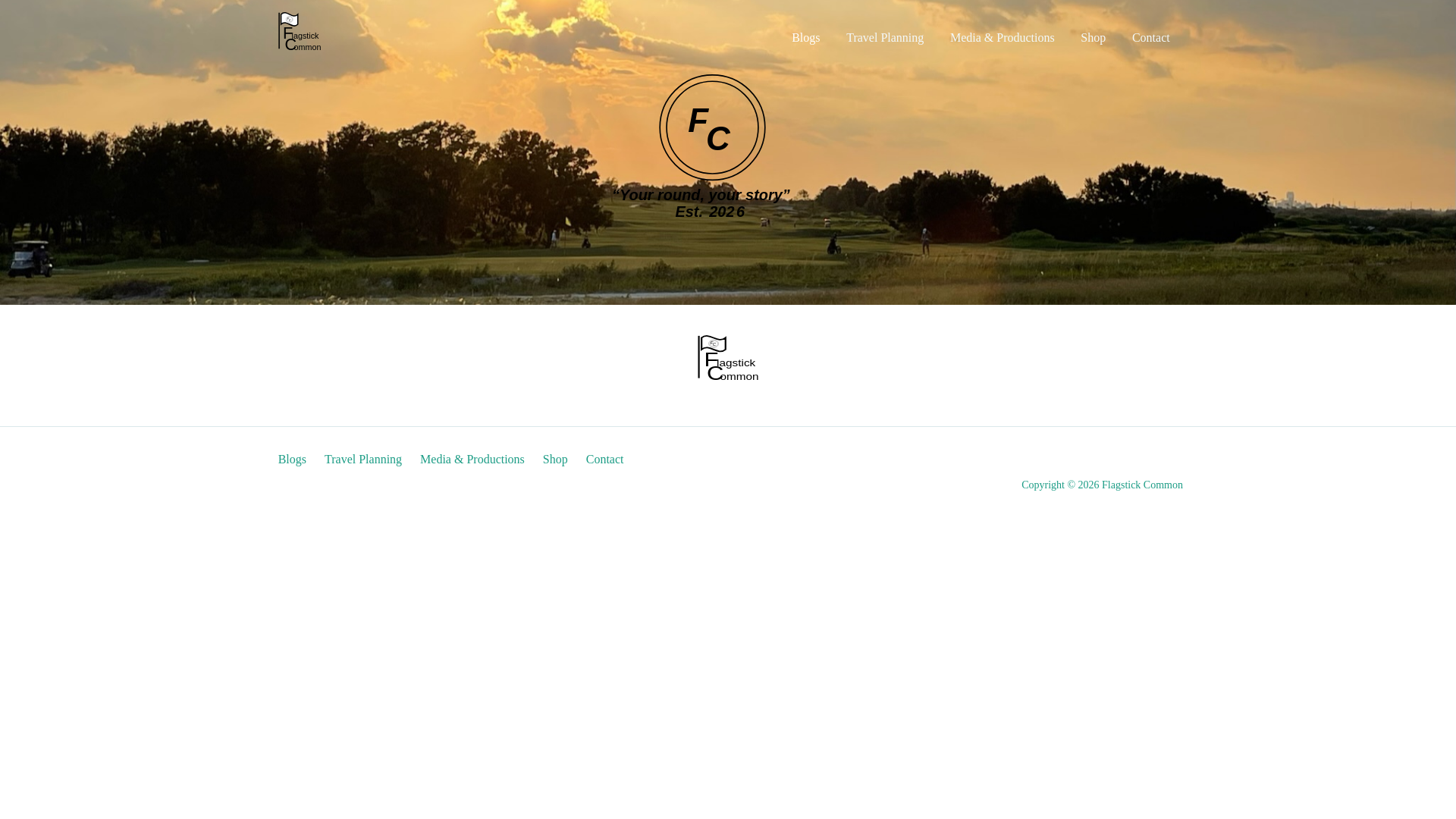 website screenshot of https://flagstickcommon.com/