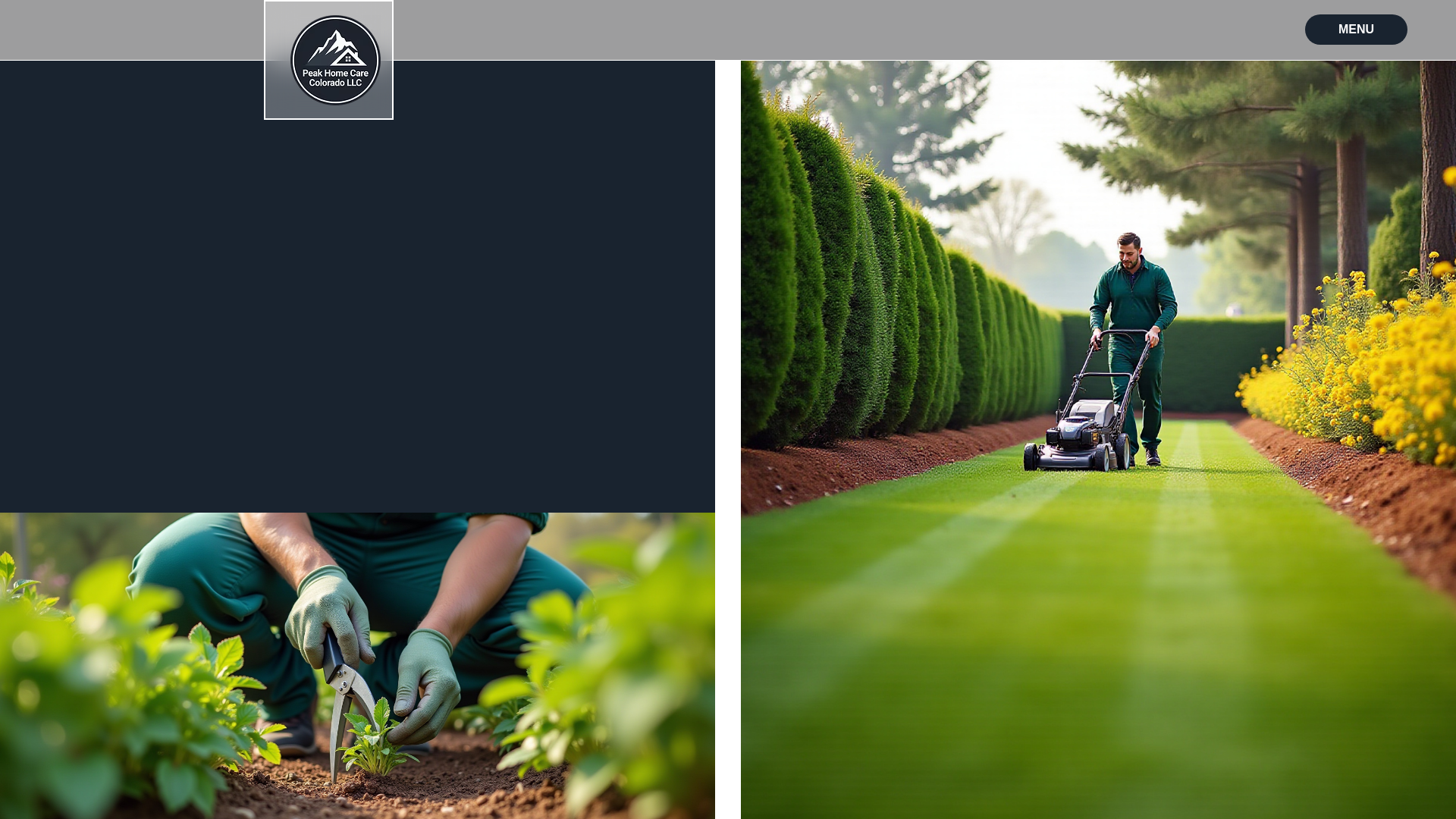 website screenshot of https://peakhomecareco.com/