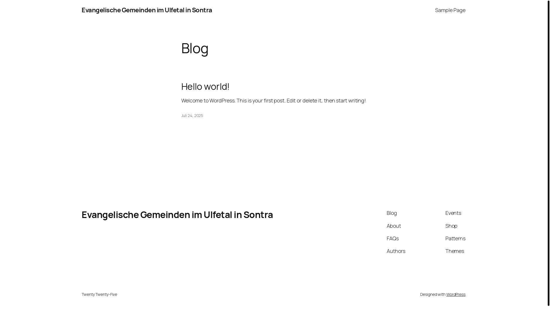 website screenshot of https://evangelisch-im-ulfetal.de/