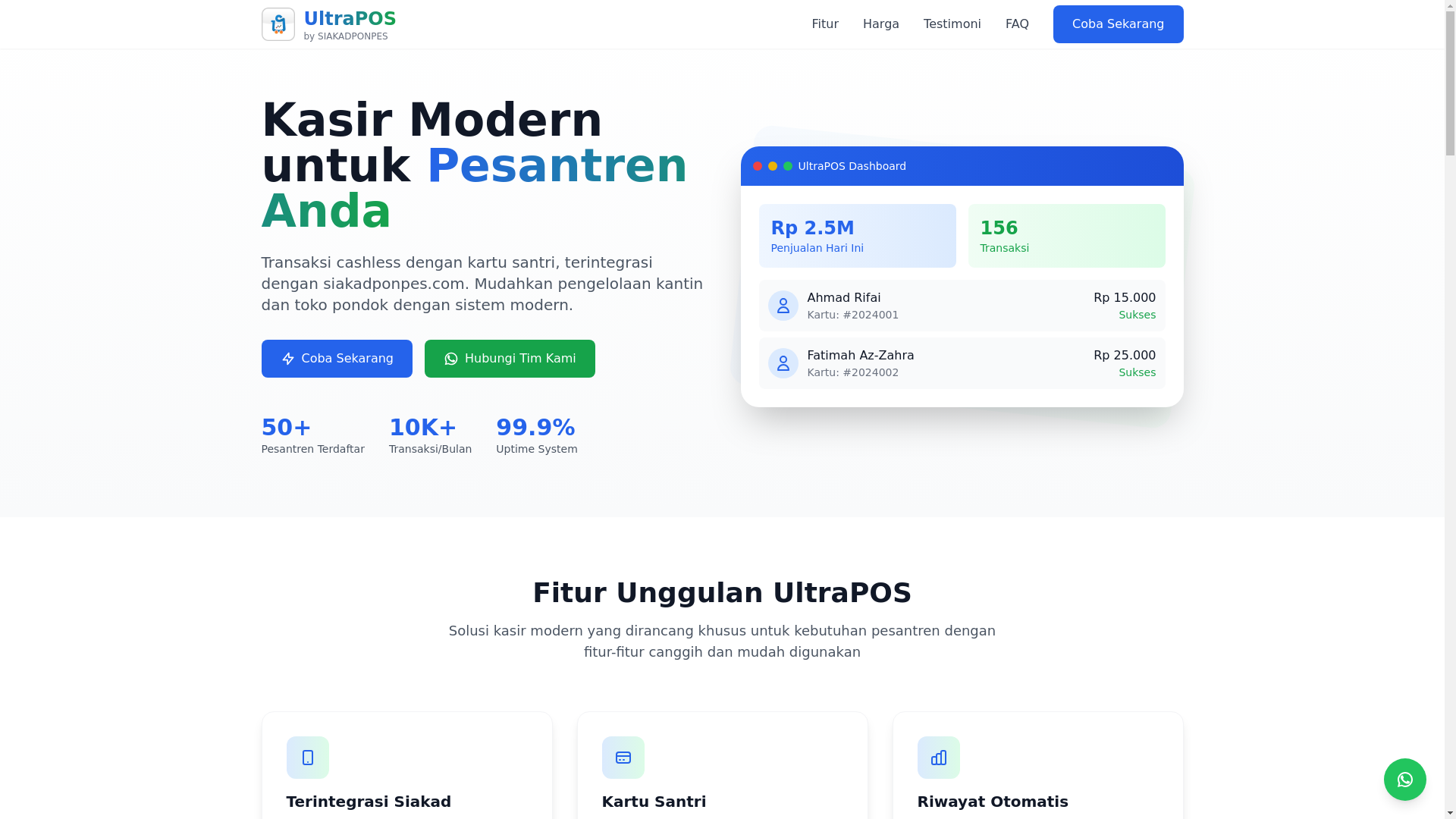 website screenshot of https://ultrapos-website.pages.dev/