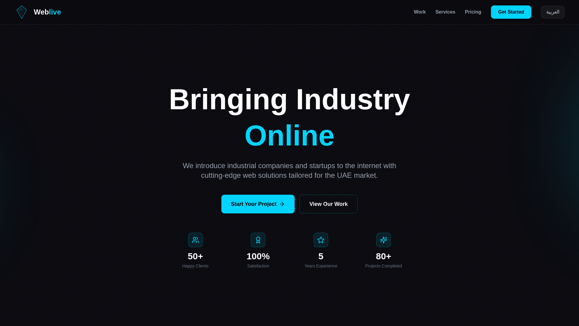 website screenshot of https://weblive-3qc.pages.dev/