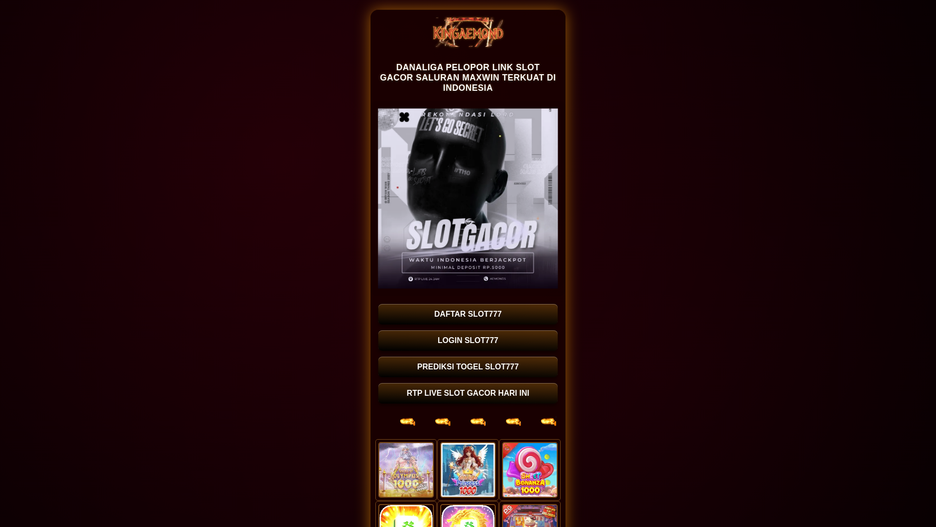 website screenshot of https://danaliga-king-go-go.pages.dev/