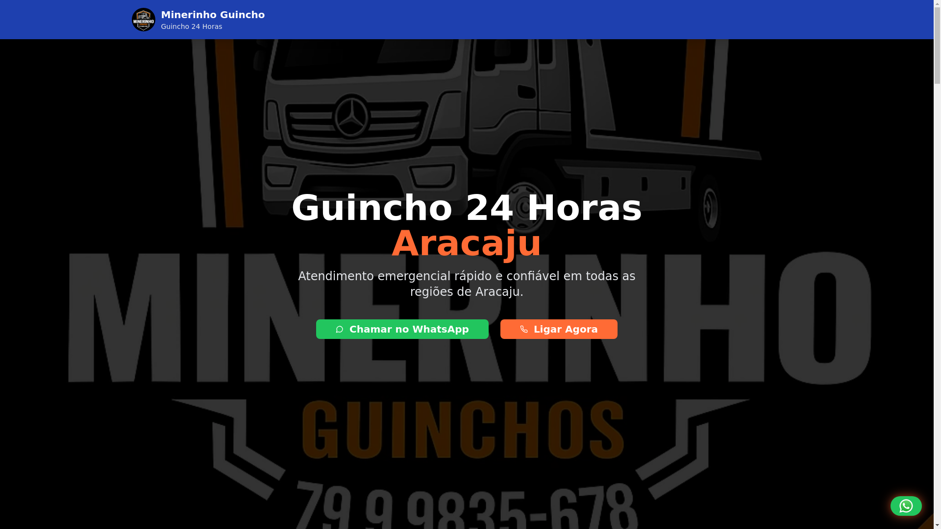 website screenshot of https://minerinhoguincho24horas.com.br/