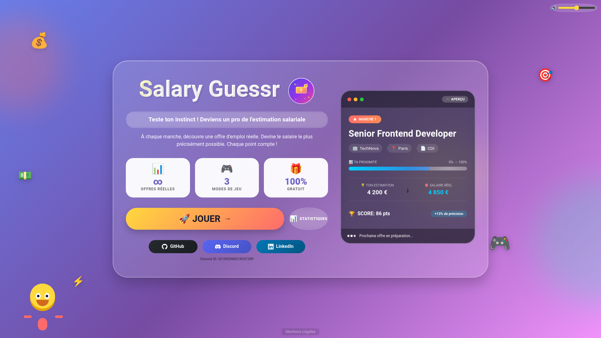 website screenshot of https://salaryguessr.win/