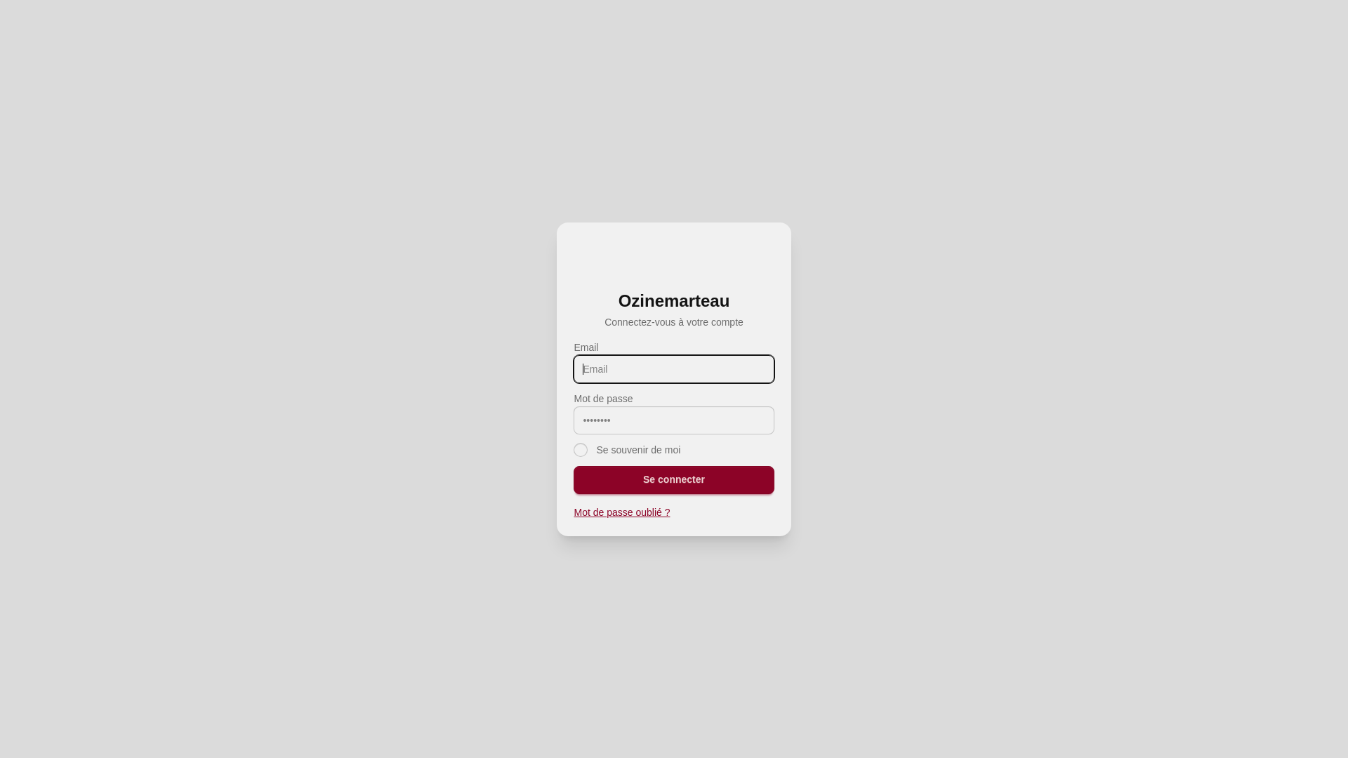 website screenshot of https://ozinemarteau.tech/
