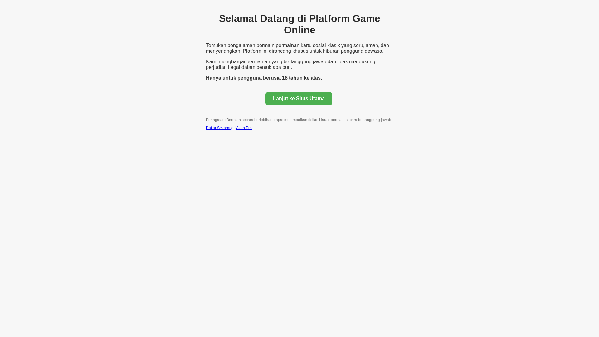website screenshot of https://hiburan-rakyat.pages.dev/