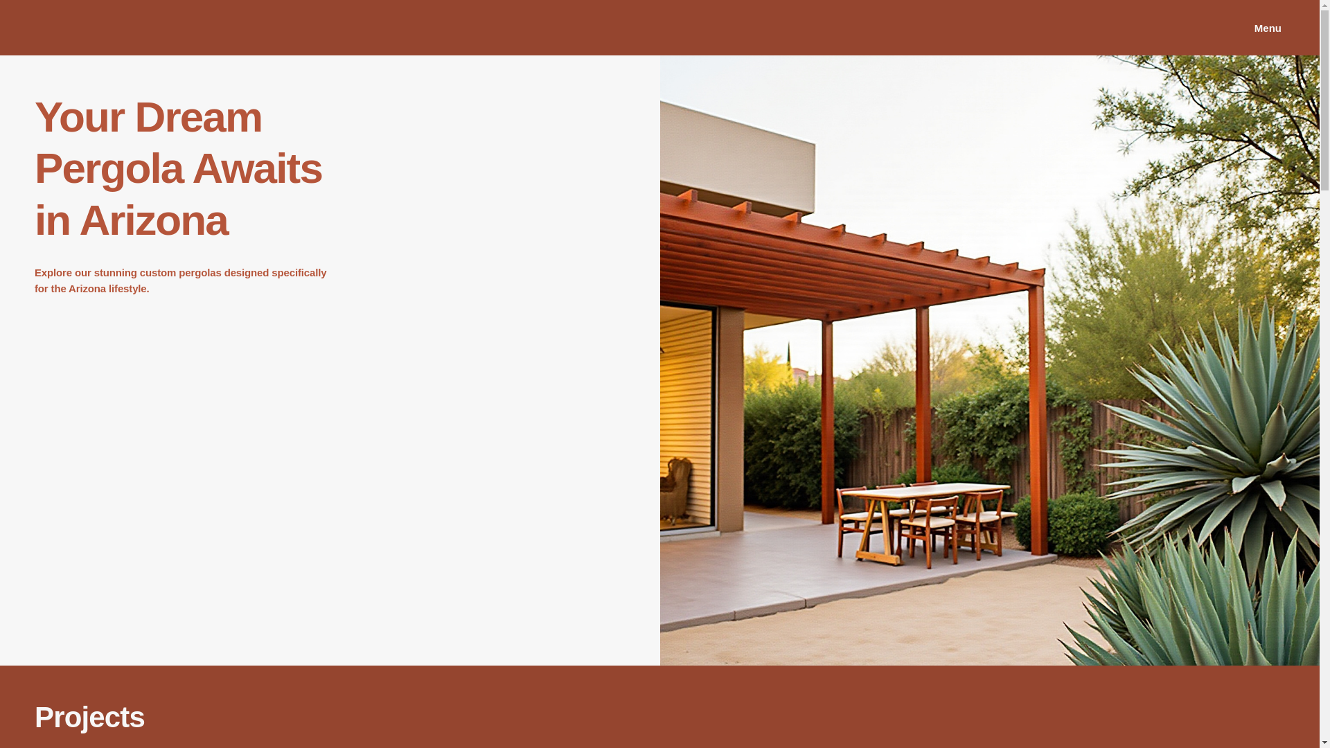 website screenshot of https://elevatedoutdoorlivingaz.com/