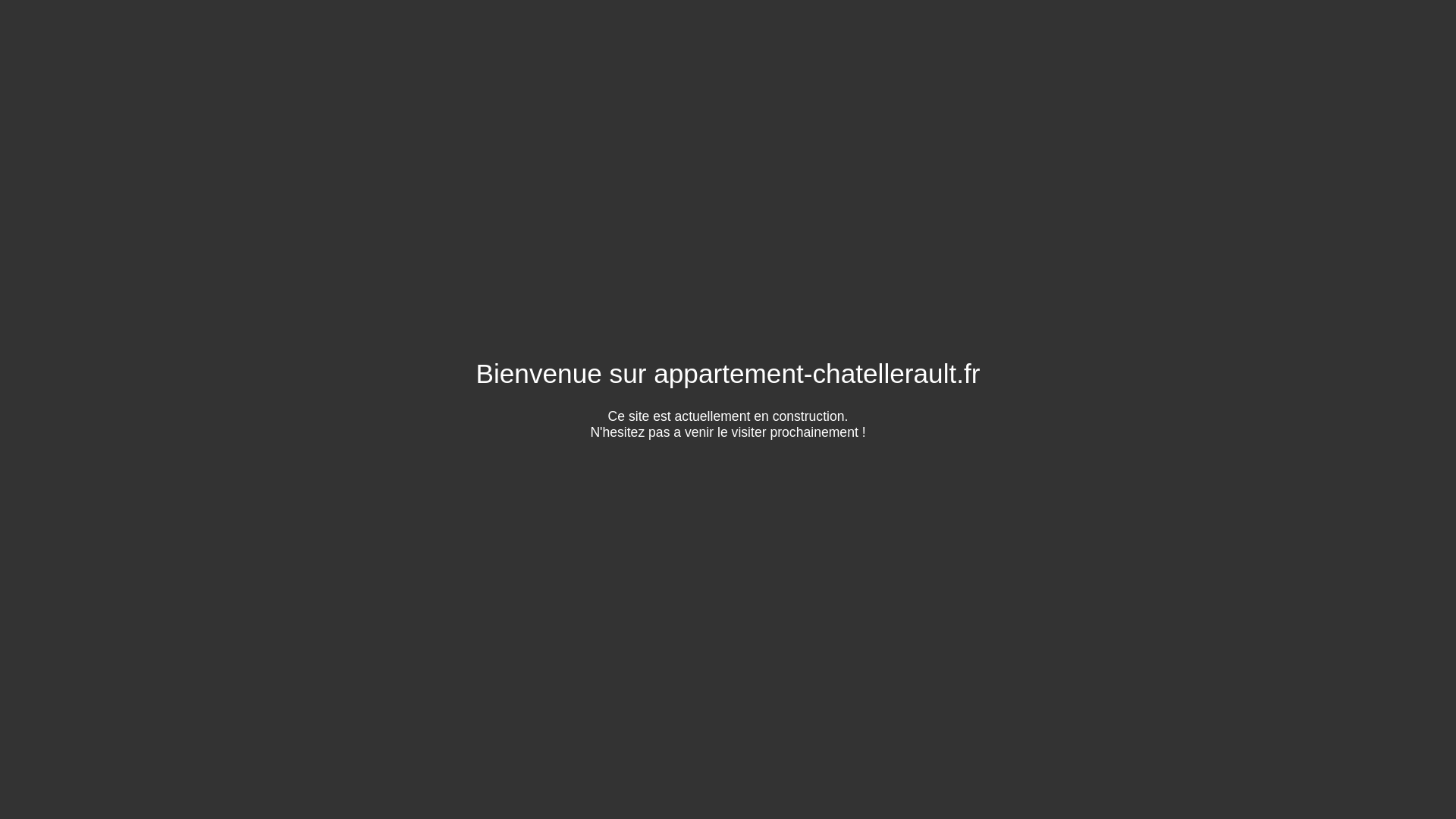 website screenshot of https://appartement-chatellerault.fr/