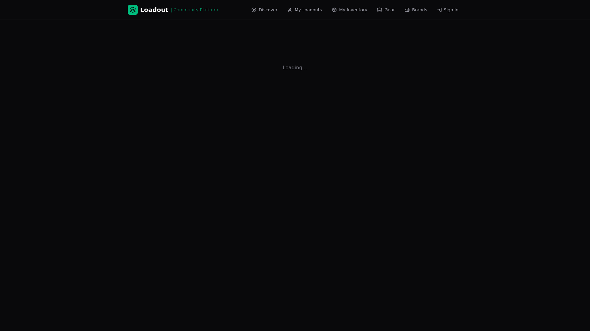 website screenshot of https://loadout-soz.pages.dev/