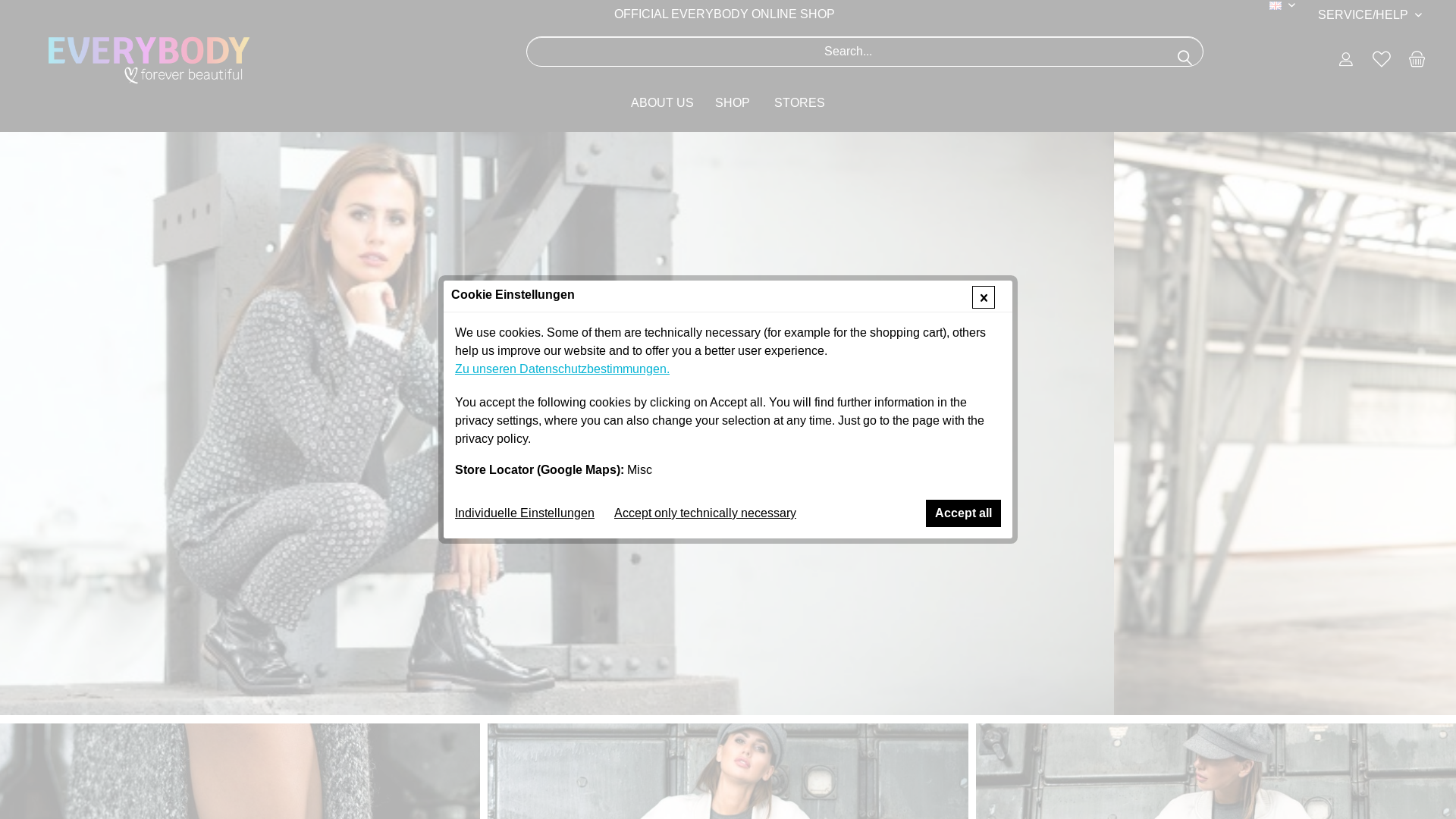 website screenshot of https://everybodyshoes.net/