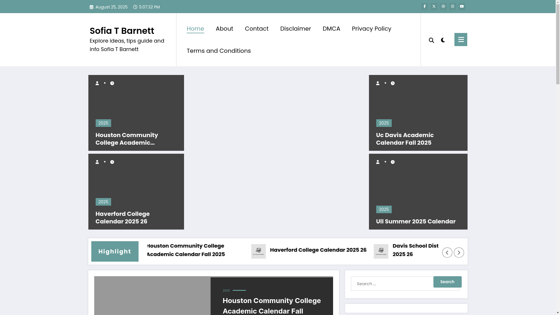 website screenshot of https://sofiatbarnett.pages.dev/