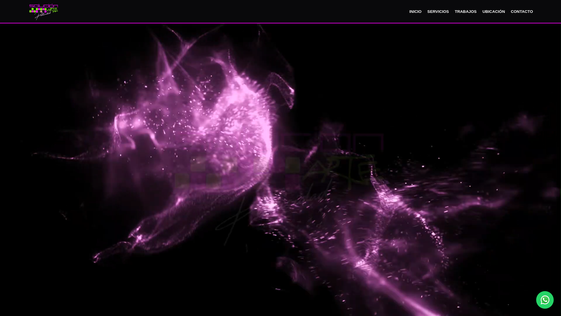 website screenshot of https://solucionartepublicidad.com