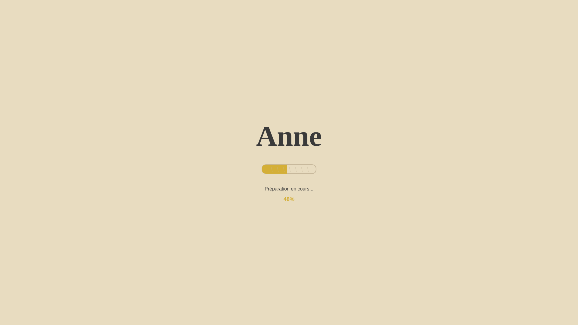 website screenshot of https://annedeauville.com/