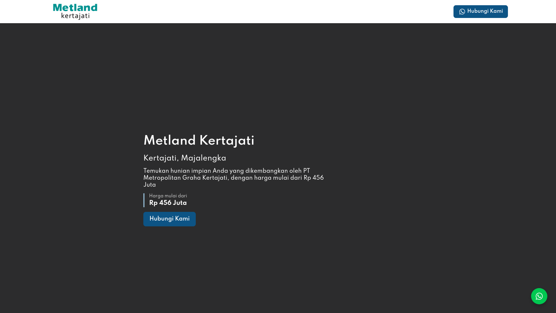 website screenshot of https://metlandkertajatimajalengka.com/