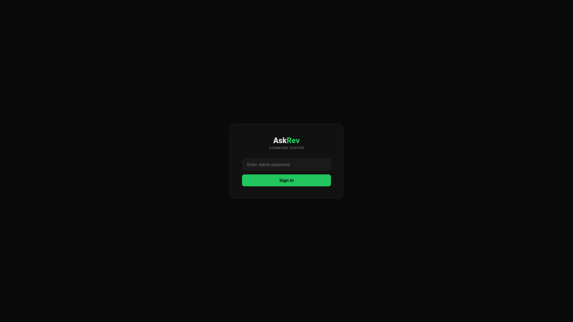 website screenshot of https://askrev-command.pages.dev/