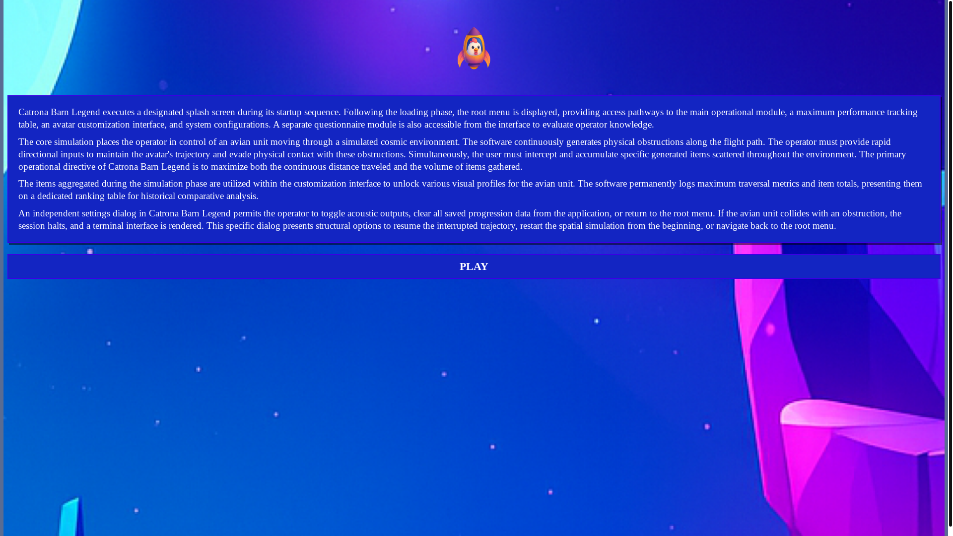 website screenshot of https://catronabarnlegend.space/